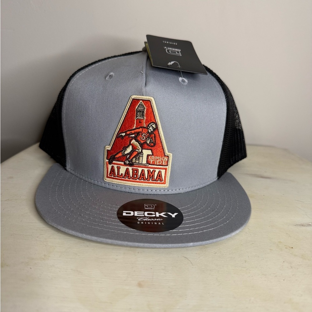 Gray Alabama Snapback Hat